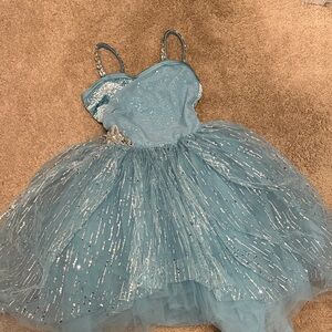Weissman Sparkling Blue Kids Dance Costume